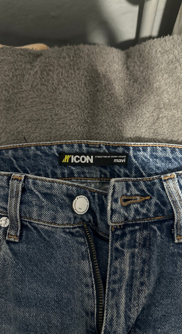 Mavi Loose Fit Midi Kadın Jean - Görsel 4