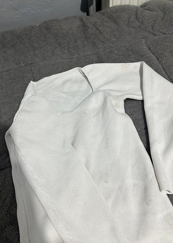 Beyaz Çocuk Uzun Kollu Atlet - Görsel 4