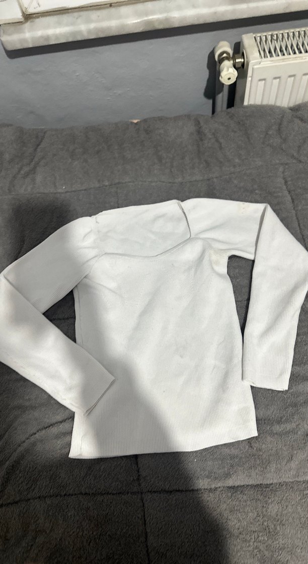 Beyaz Çocuk Uzun Kollu Atlet - Görsel 5