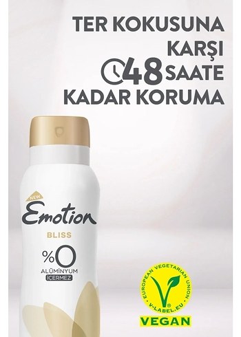 Emotion Bliss Kadın Deodorant 150ml x3 - Görsel 4