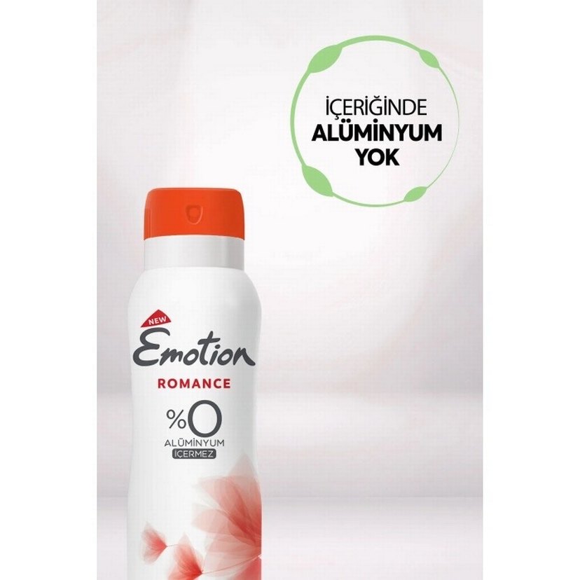 Emotion Romance Alüminyumsuz Kadın Deodorant 3x150 ml - Görsel 5