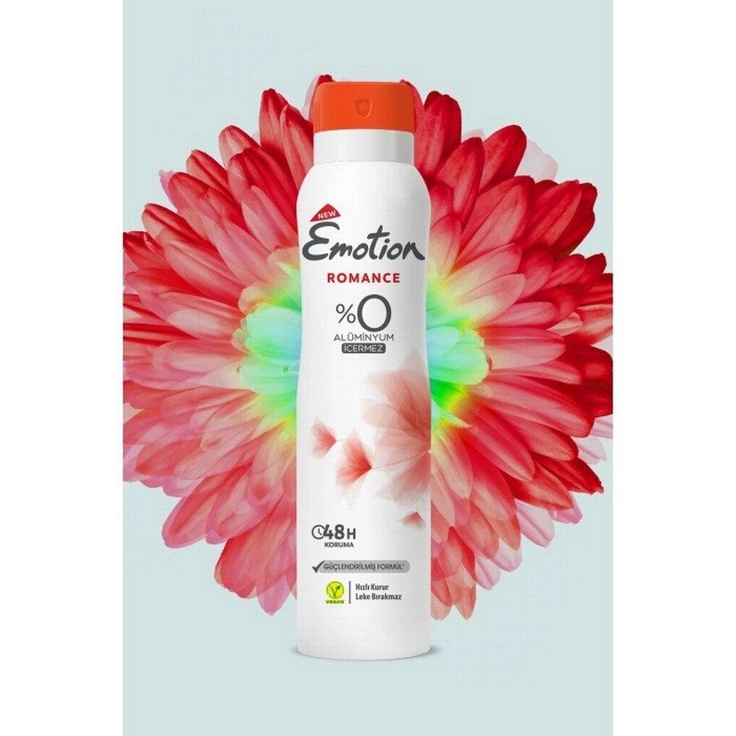 Emotion Romance Alüminyumsuz Kadın Deodorant 3x150 ml - Görsel 4