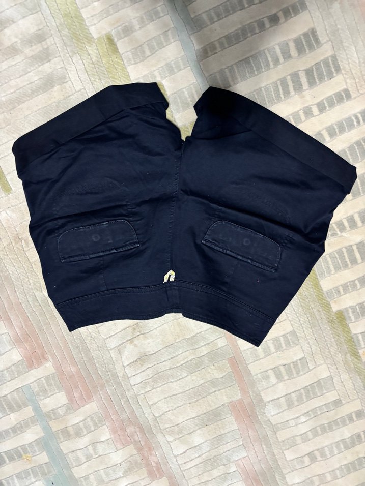 Kadın Lacivert Mini Denim Pantolon - Görsel 2