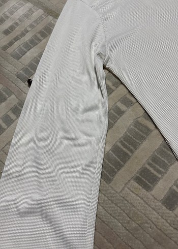 Kadın Beyaz Uzun Kollu Düğmeli Gömlek - Görsel 3