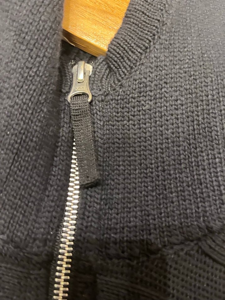 Erkek Siyah Kapüşonlu Örgü Sweatshirt - Görsel 3