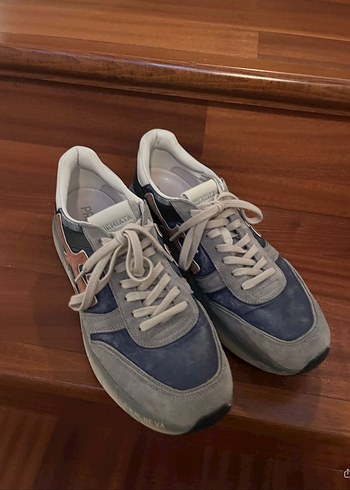 Gri Bağcıklı Tie-Dye Erkek Spor Ayakkabı - Görsel 5