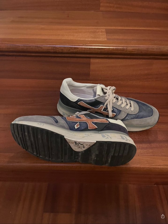 Gri Bağcıklı Tie-Dye Erkek Spor Ayakkabı - Görsel 3