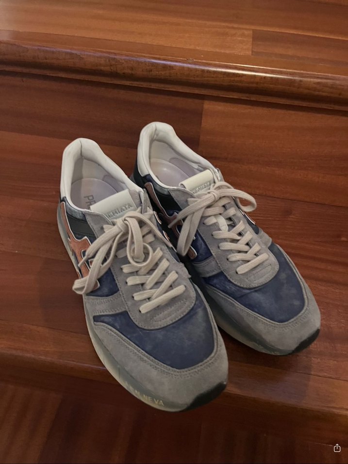 Gri Bağcıklı Tie-Dye Erkek Spor Ayakkabı - Görsel 5