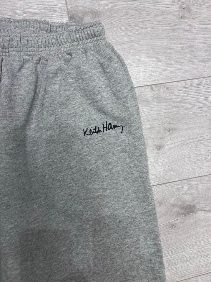 Gri Baskılı Rahat Eşofman Altı - Görsel 3