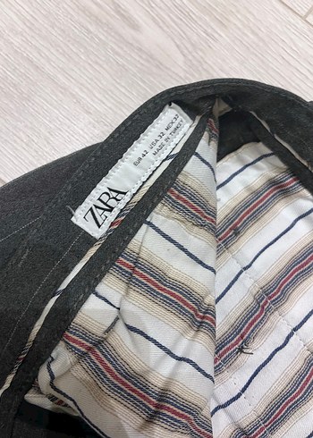 Gri Çizgili Regular Fit Erkek Pantolon - Görsel 3