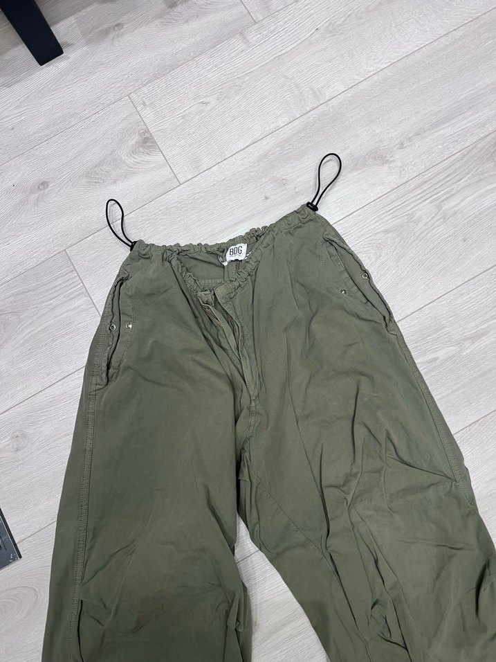 Haki  Bol Kesim Pantolon - Görsel 2