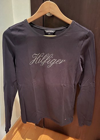 Kadın lacivert Uzun Kollu  Tişört - Görsel 5