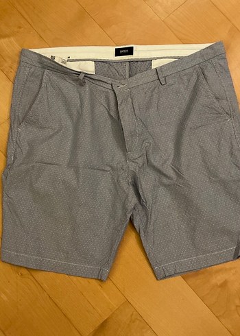 Hugo Boss Gri Desenli Erkek Sort