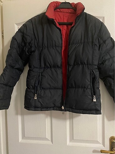 Unisex cift taraflı mont