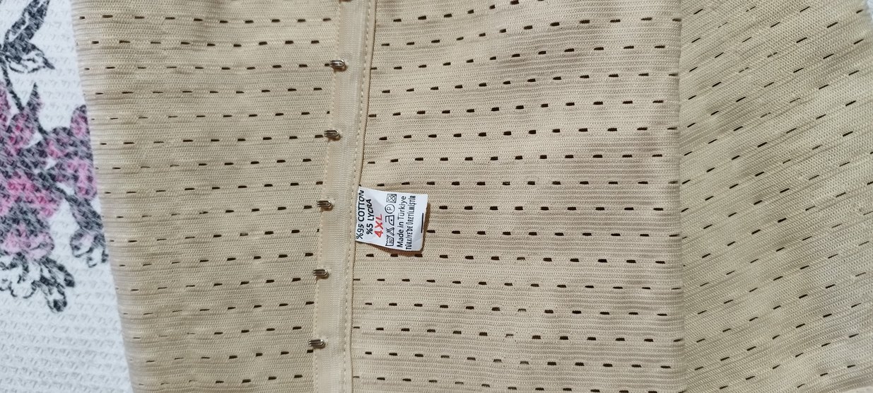 Bej Renkli Midi lohusa Korsesi - Görsel 4