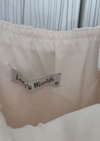 Beyaz Drapeli Uzun Abiye Elbise - Görsel 2