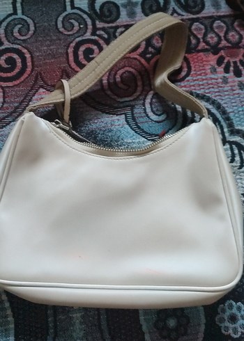Prada Beyaz Prada Deri Omuz Çantası