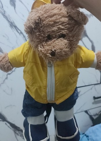 Sarı Ceketli Peluş Ayıcık