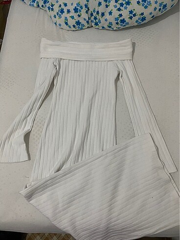 Madonna yaka elbise - Görsel 3