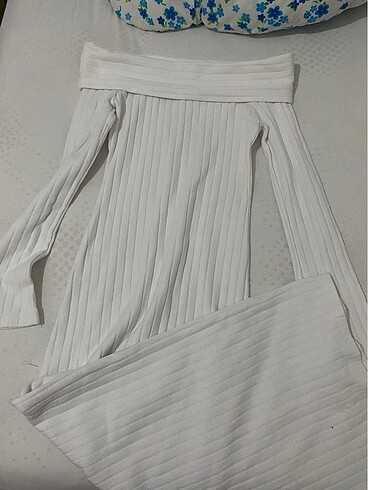 Madonna yaka elbise - Görsel 4