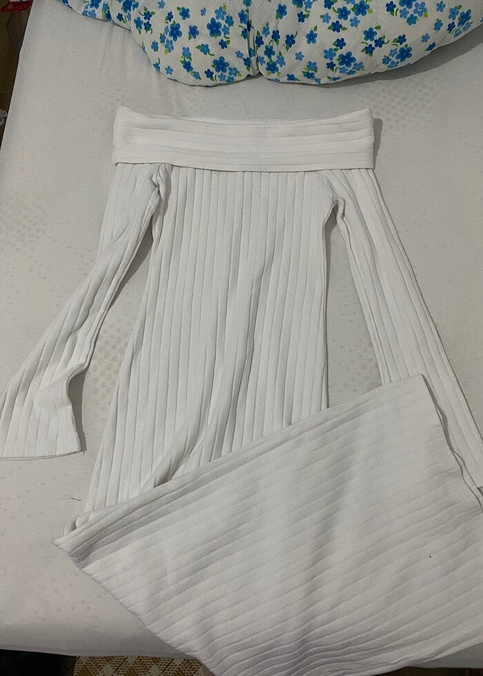 Madonna yaka elbise - Görsel 3