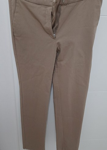 Mango Bej Bej Pantolon Mango 38 Beden Bel 37 Cm