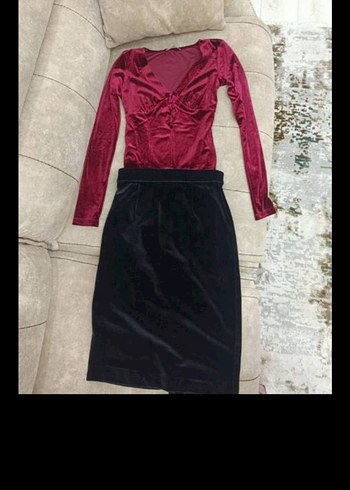 adl kadife üçlü takim - Görsel 2