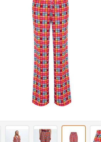 ADL xs beden renkli Pilili Mini Askılı Bluz pantolon takim - Görsel 7