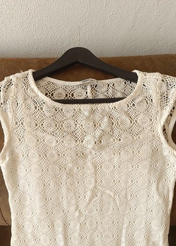 Jimmy jey s beden astarlı dantel elbise - Görsel 4