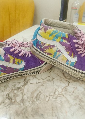 Vans 36,5 numara çok Renkli Bağcıklı Kadın Spor Ayakkabı - Görsel 4