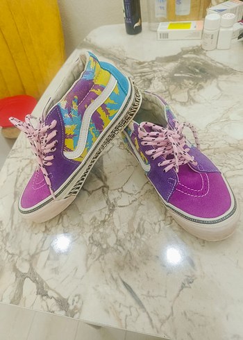 Vans 36,5 numara çok Renkli Bağcıklı Kadın Spor Ayakkabı - Görsel 3