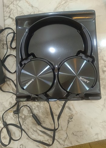 Sony Siyah Kablolu Kulaklık - Görsel 2