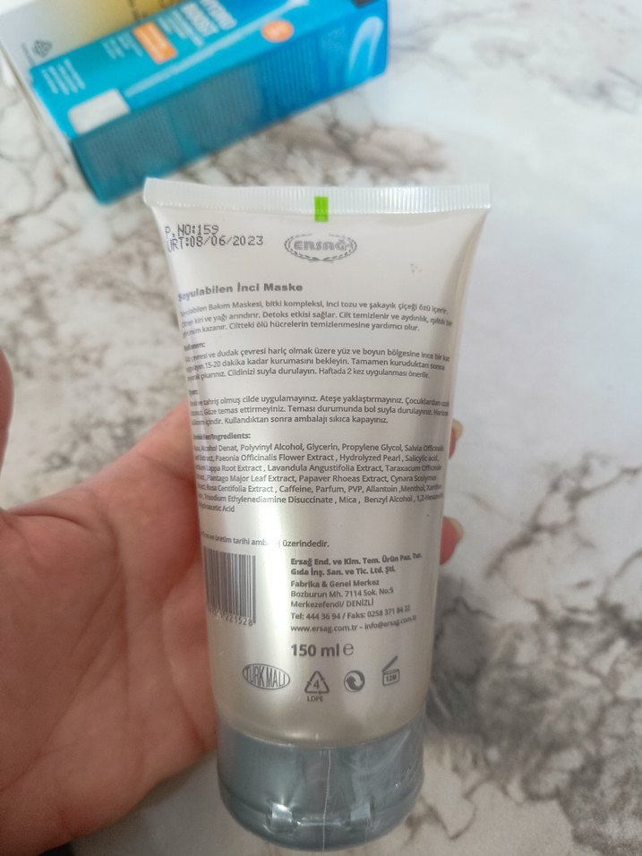 Ersag İnci Maske 150 ml - Görsel 2
