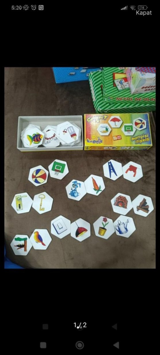 Renkli Eğitim Kartları Seti - Görsel 2