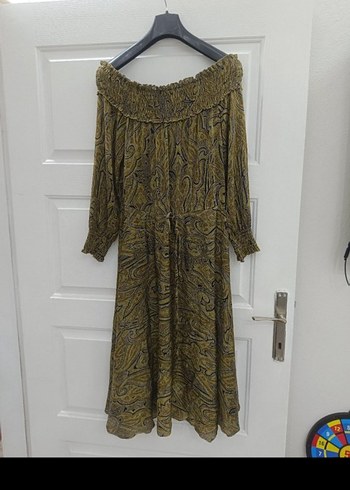 Adl Karmen yaka elbise - Görsel 3