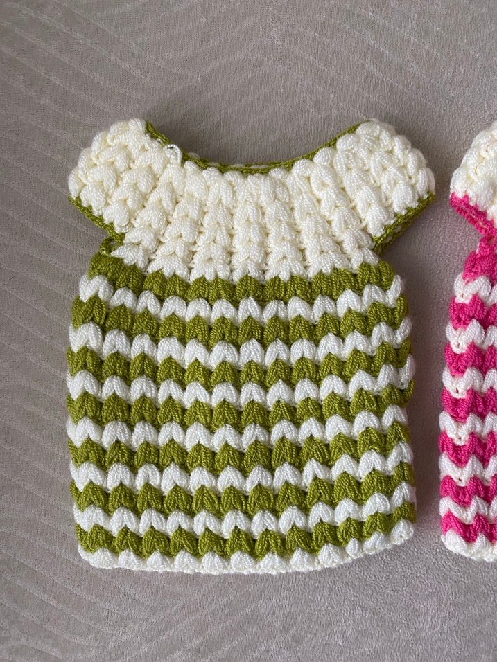 Renkli Örgü Banyo lifi - Görsel 2