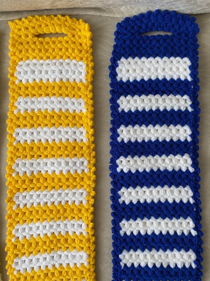 Renkli Örgü Banyo Lifleri - Görsel 3