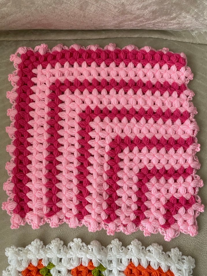 Renkli Örgü Banyo lifleri - Görsel 3