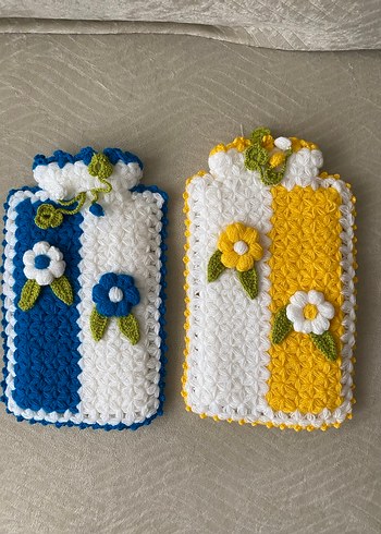 Renkli Çiçekli Banyo Lifleri - Görsel 3