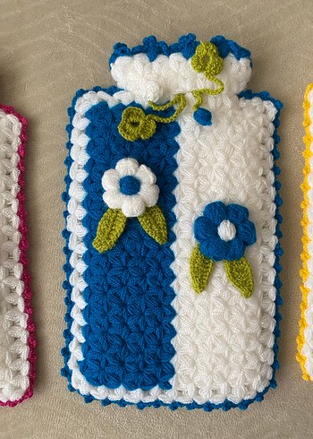 Renkli Çiçekli Banyo Lifleri - Görsel 5