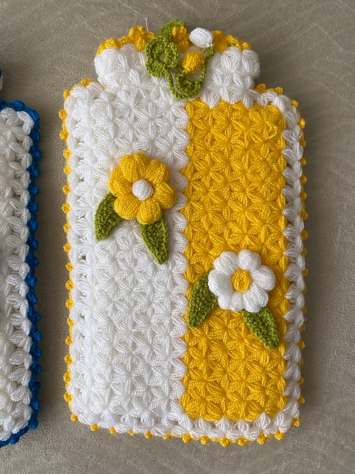 Renkli Çiçekli Banyo Lifleri - Görsel 4