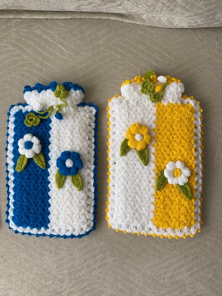 Renkli Çiçekli Banyo Lifleri - Görsel 3