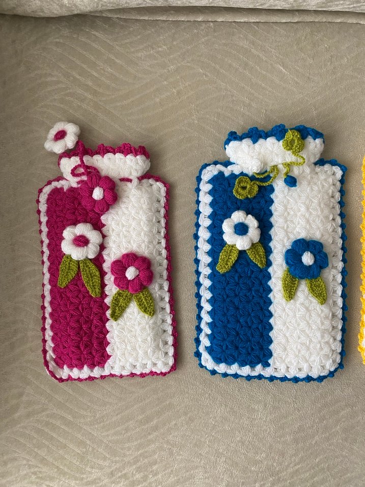 Renkli Çiçekli Banyo Lifleri - Görsel 2